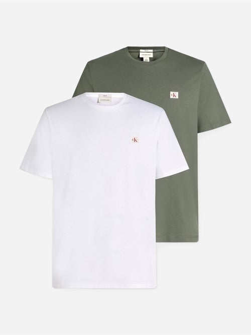 Lote de 2 camisetas - calvin klein - Kiabi