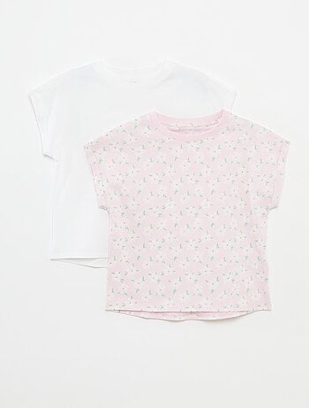 Lote de 2 camisetas de algodón