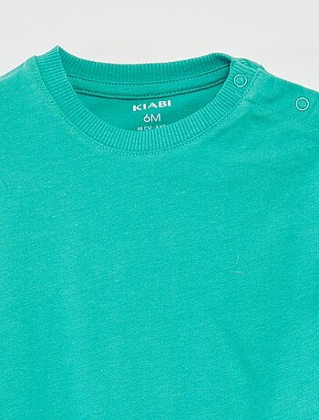 Lote de 2 camisetas de manga corta y cuello redondo