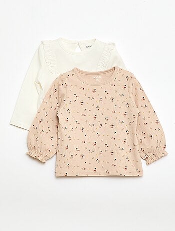 Lote de 2 camisetas estampadas