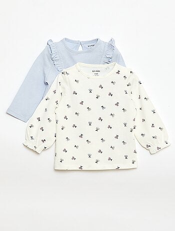 Lote de 2 camisetas estampadas