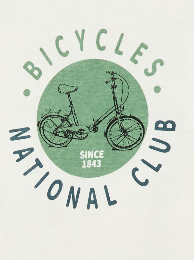 Lote de 2 camisetas interiores de cuello alto Blanco - Kiabi