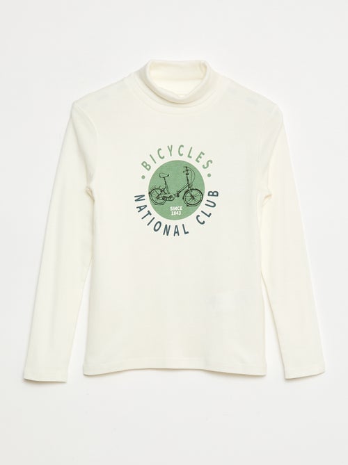 Lote de 2 camisetas interiores de cuello alto - Kiabi