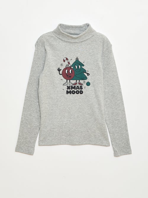 Lote de 2 camisetas interiores de cuello alto - Kiabi