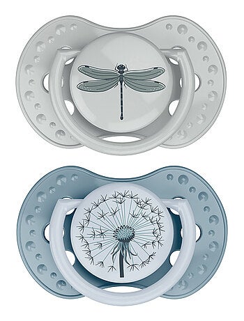 Lote de 2 chupetes dinámicos difrax lovi botanic | Difrax