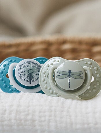 Lote de 2 chupetes dinámicos difrax lovi botanic | Difrax