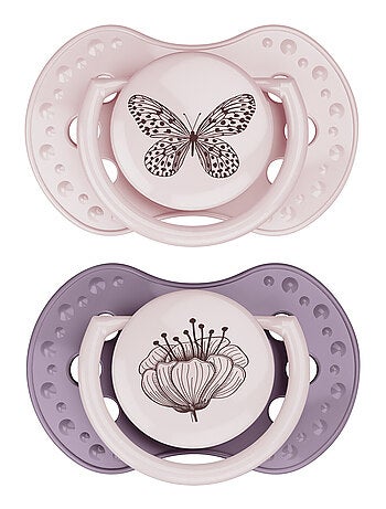 Lote de 2 chupetes dinámicos difrax lovi botanic | Difrax