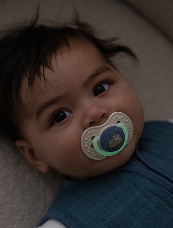 Lote de 2 chupetes dinámicos difrax lovi noche & día | Difrax