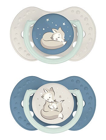 Lote de 2 chupetes dinámicos difrax lovi noche & día | Difrax