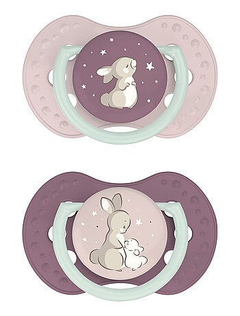 Lote de 2 chupetes dinámicos difrax lovi noche & día | Difrax