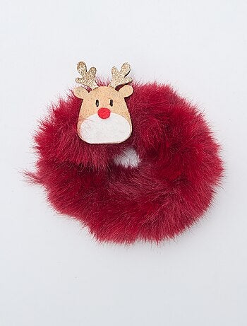 Lote de 2 coleteros navideños esponjosos