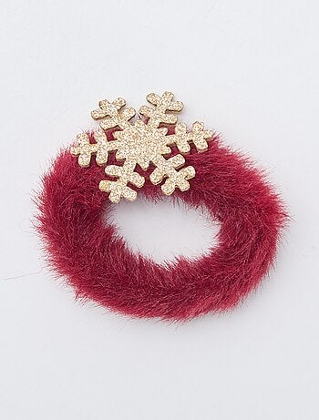 Lote de 2 coleteros navideños esponjosos