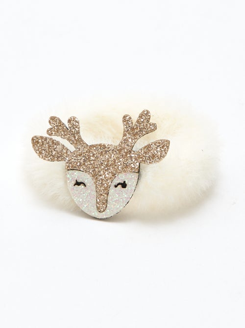 Lote de 2 coleteros navideños esponjosos - Kiabi