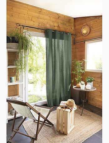 Lote de 2 cortinas 100% algodón prelavado – kala