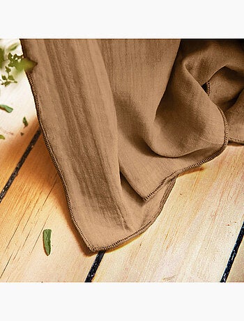 Lote de 2 cortinas con cinta fruncidora doble gasa de algodón – gaïa
