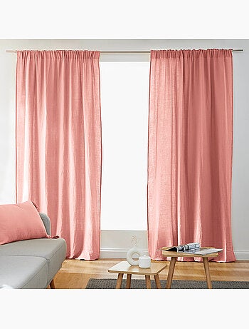 Lote de 2 cortinas con cinta fruncidora doble gasa de algodón – gaïa