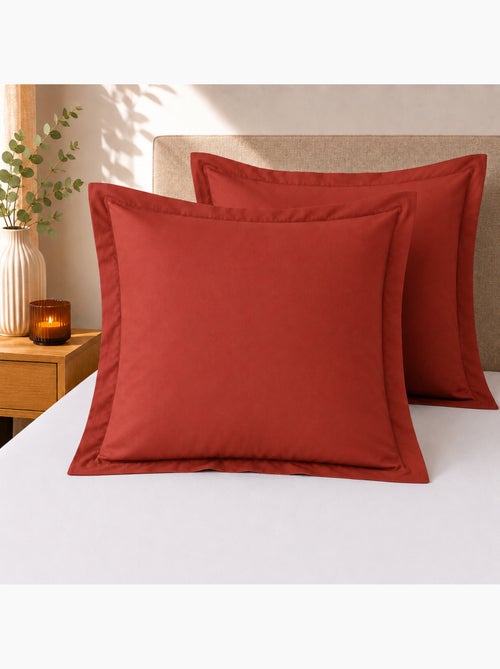 Lote de 2 fundas de almohada – 100% algodón 57 hilos - Kiabi Lote de 2 fundas de almohada – 100% algodón 57 hilos - Kiabi
