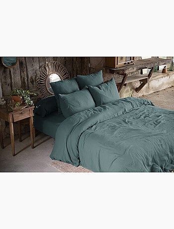 Lote de 2 fundas de almohada – doble gasa de algodón – gaïa