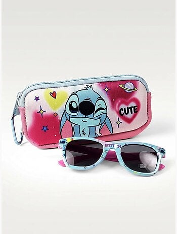Lote de 2 gafas de sol con funda Stitch Disney