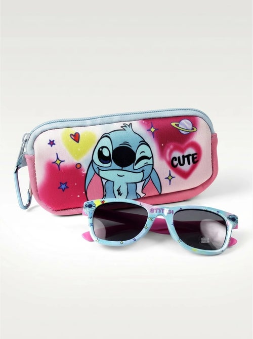 Lote de 2 gafas de sol con funda Stitch Disney - Kiabi