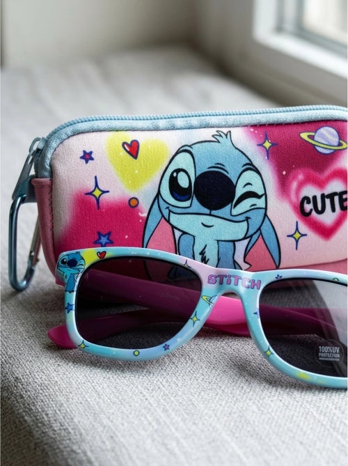 Lote de 2 gafas de sol con funda Stitch Disney - Kiabi