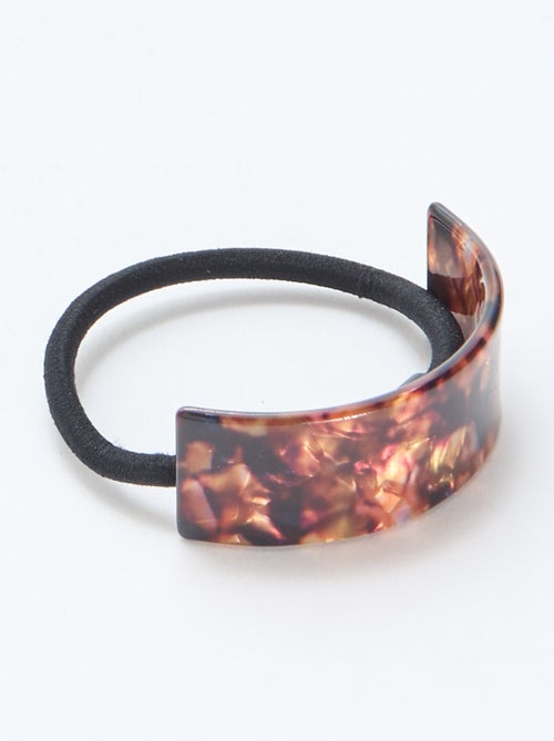 Lote de 2 gomas para el pelo con abalorios - Kiabi