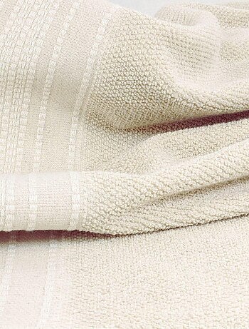 Lote de 2 guantes de baño algodón lino esponja LINA