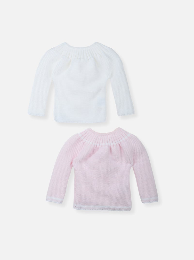 Lote de 2 Jubones Blanco Rosa - Kiabi