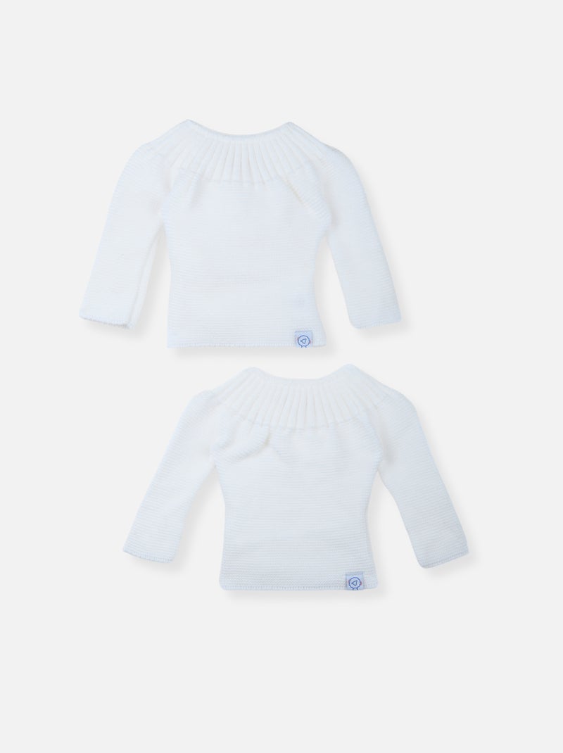 Lote de 2 Jubones con Lazos Blanco Blanco - Kiabi