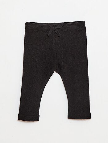Lote de 2 leggings afelpados