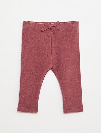 Lote de 2 leggings afelpados