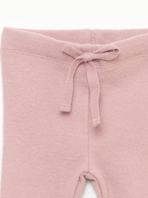 Lote de 2 leggings en malla suave - Kiabi