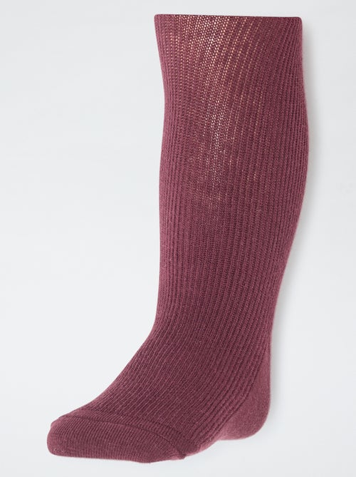 Lote de 2 leotardos cálidos de punto jersey - Kiabi