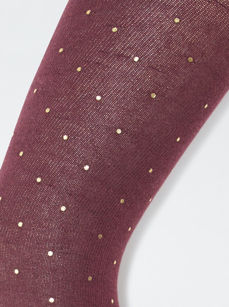 Lote de 2 leotardos 'corazón' Rojo - Kiabi