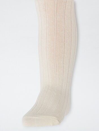 Pack de 2 leotardos de canalé abrigados