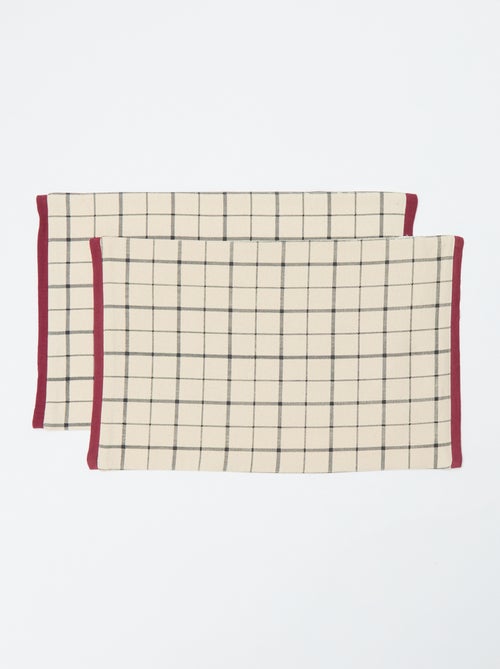 Lote de 2 manteles individuales - Kiabi Home - Kiabi