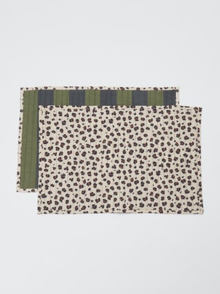 Lote de 2 manteles individuales 30 x 45 cm - Kiabi Home