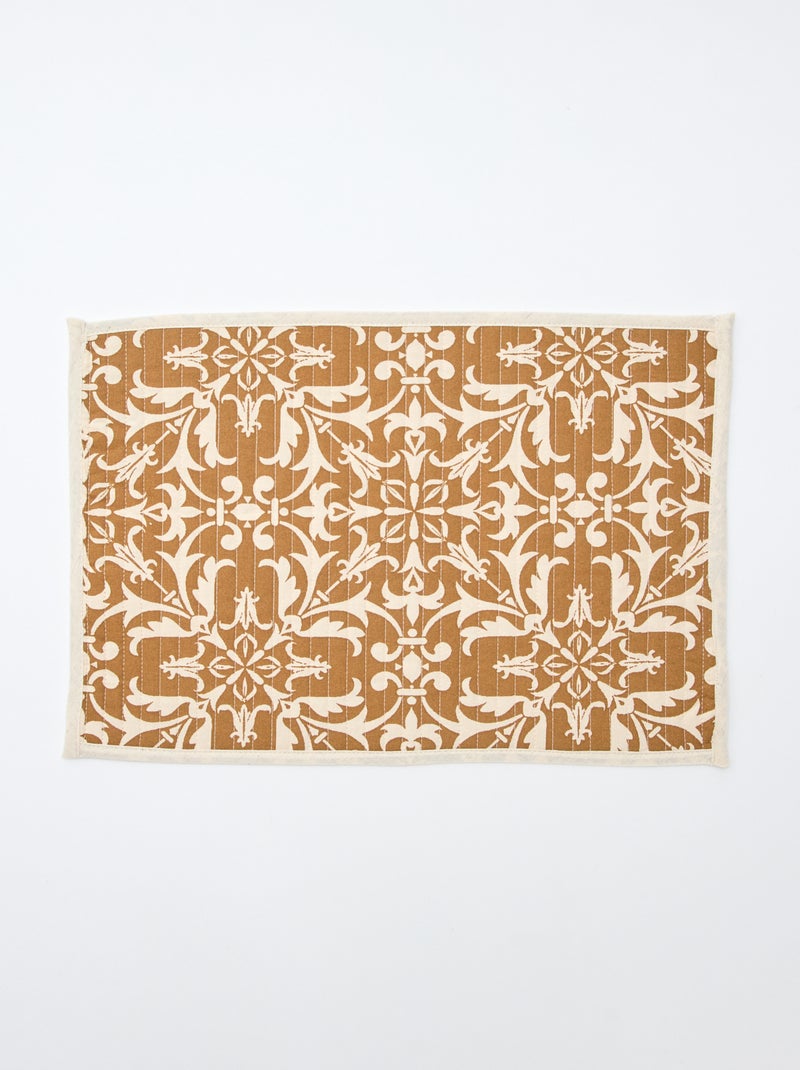 Lote de 2 manteles individuales acolchados (30x45 cm) - Kiabi Home Amarillo - Kiabi