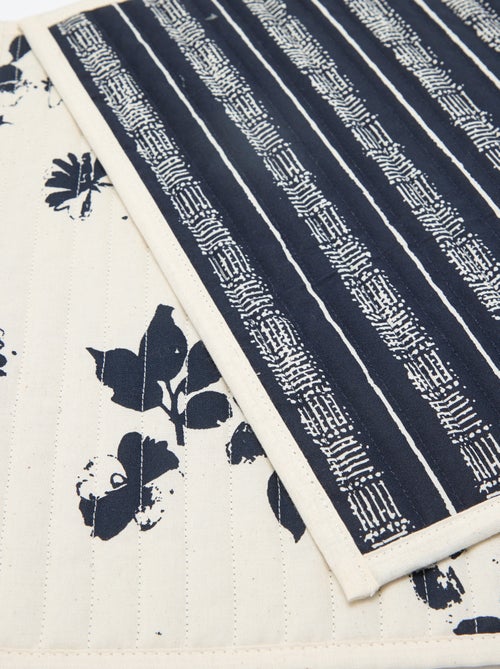 Lote de 2 manteles individuales estampados - Kiabi Home - Kiabi