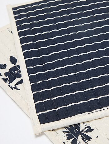 Pack de 2 manteles individuales estampados - Kiabi Home