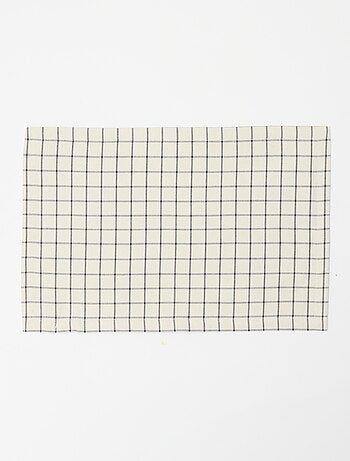 Lote de 2 manteles individuales estampados navideños de algodón 45x30 cm