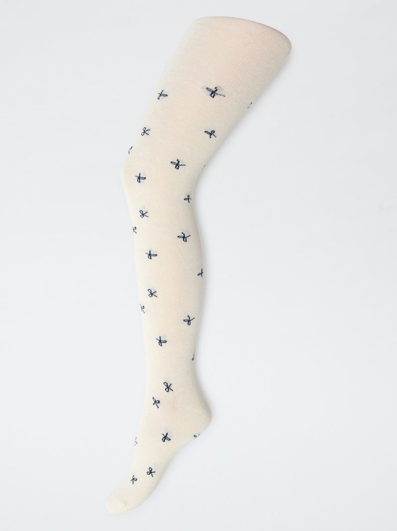 Lote de 2 medias 'lazo' Negro - Kiabi