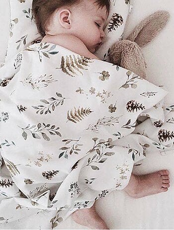 Lote de 2 muselinas de viscosa de bambú para bebé | SEVIRA KIDS