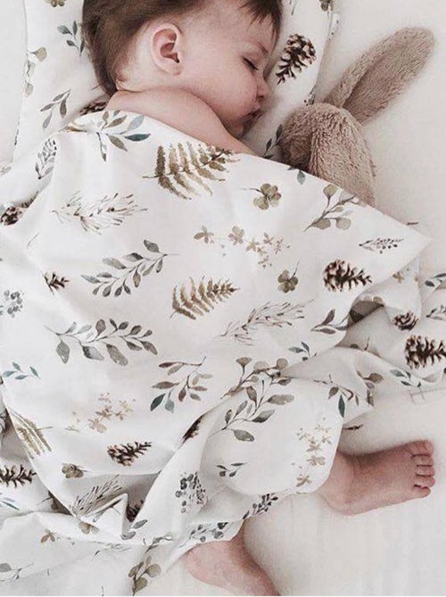 Lote de 2 muselinas de viscosa de bambú para bebé | SEVIRA KIDS - Kiabi