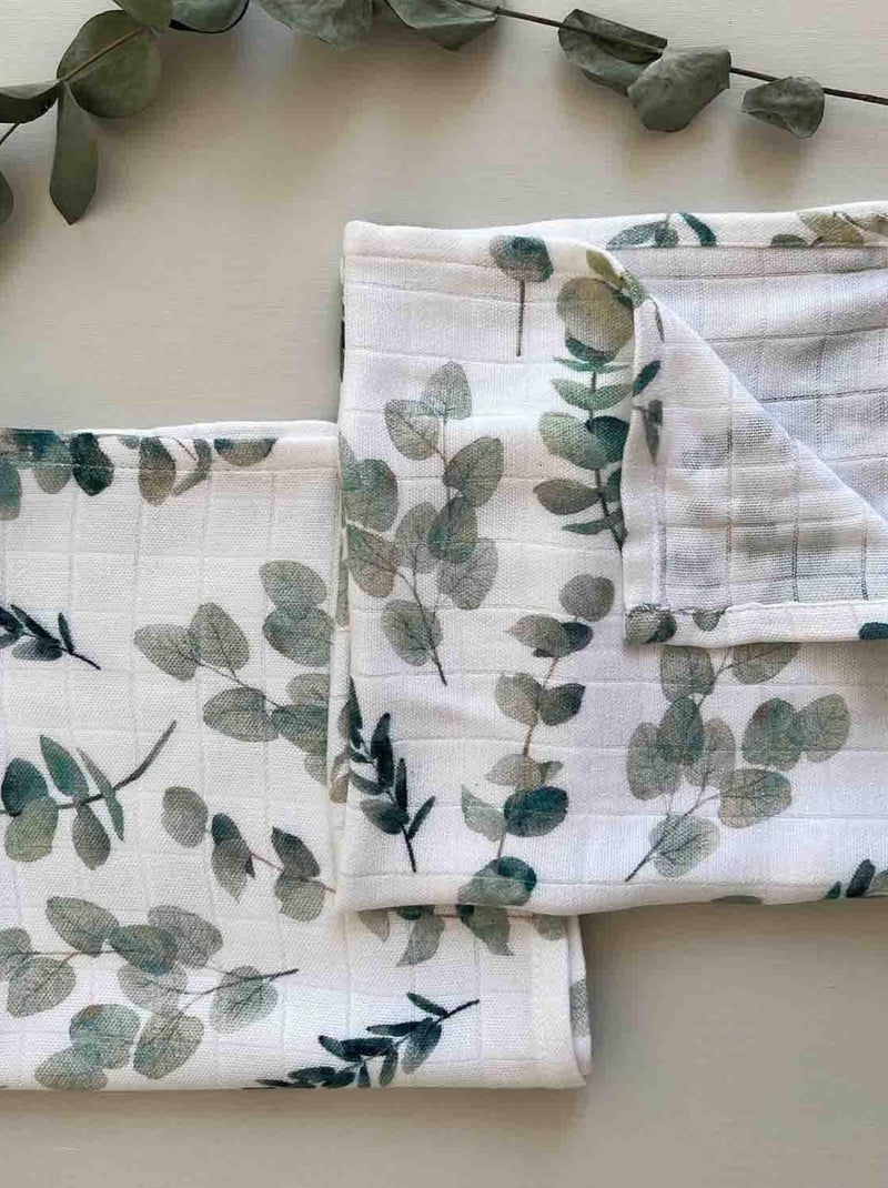 Lote de 2 muselinas de viscosa de bambú para bebé | SEVIRA KIDS Multicolor - Kiabi