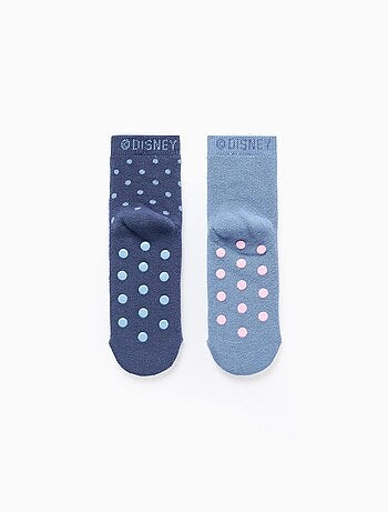 Lote de 2 pares de calcetines antideslizantes stitch