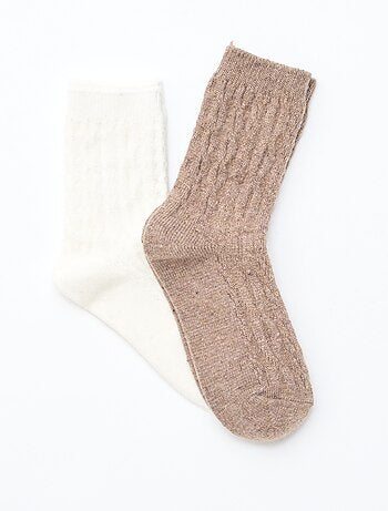 Lote de 2 pares de calcetines cálidos