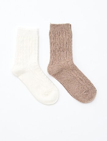 Lote de 2 pares de calcetines cálidos