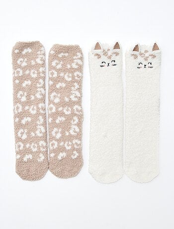 Lote de 2 pares de calcetines cálidos