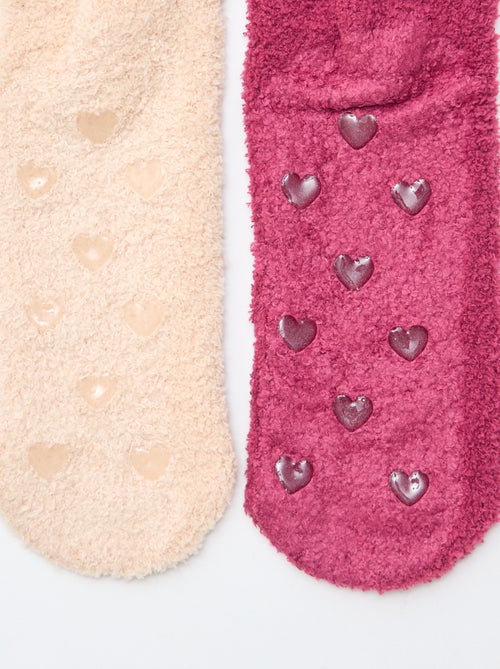 Lote de 2 pares de calcetines cálidos - Kiabi